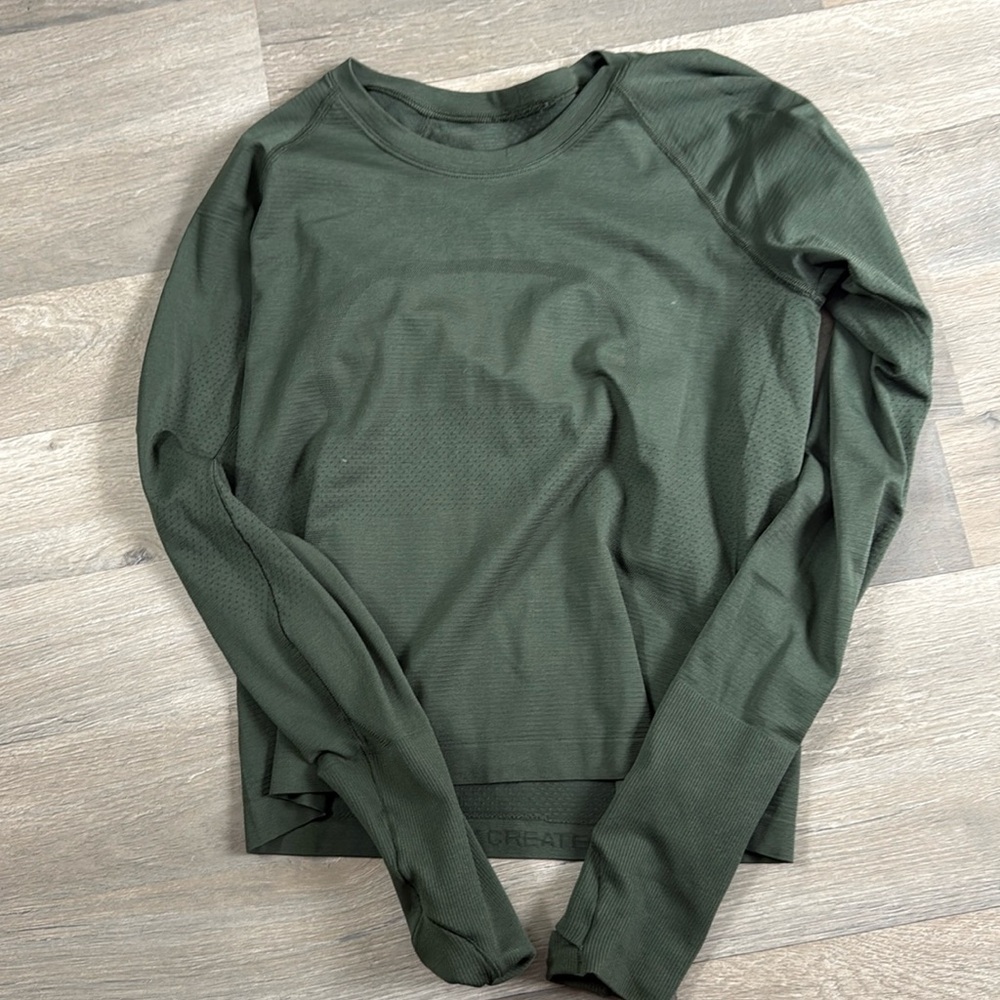 Olive green long sleeve swiftly